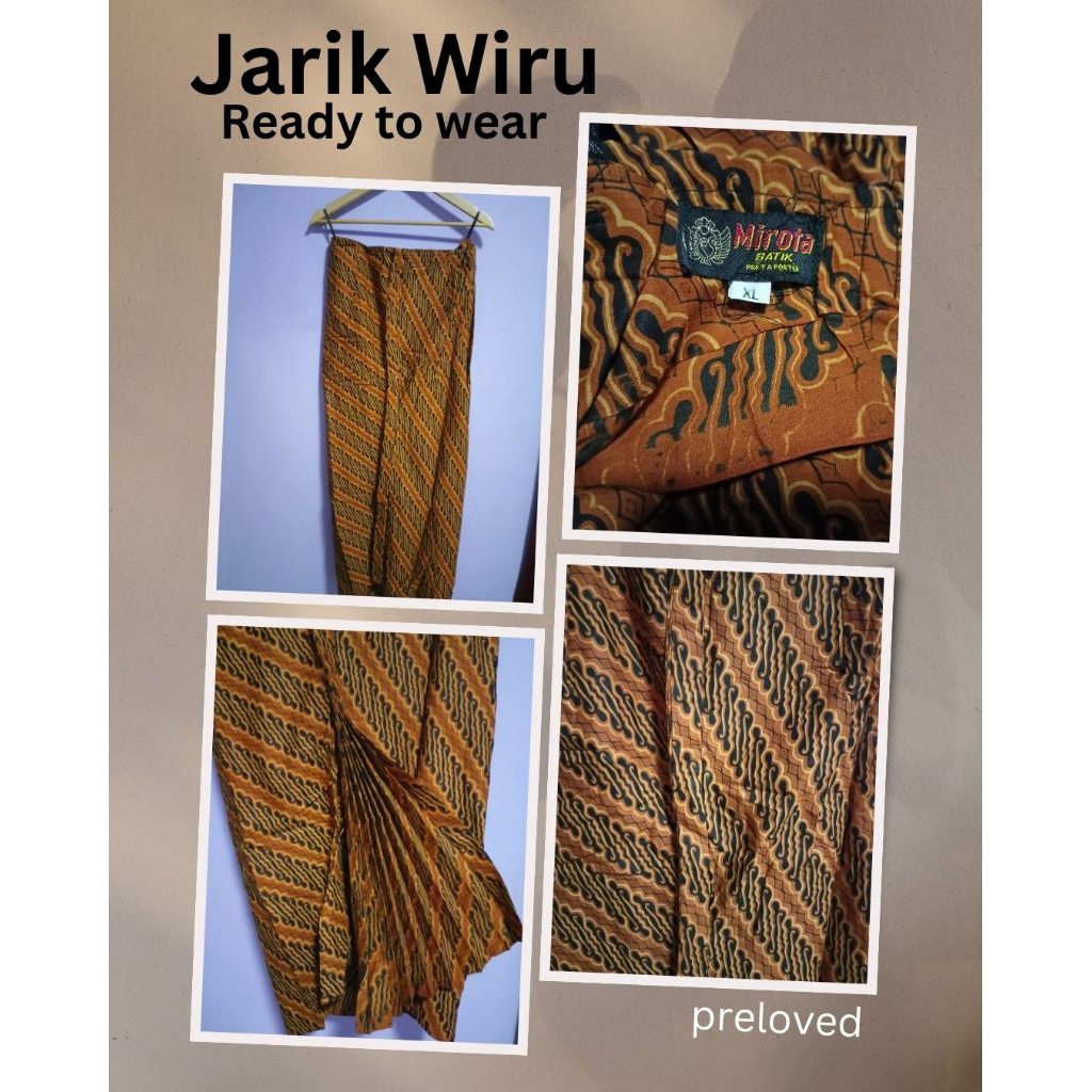 Jarik wiru instan merk M*rota Batik preloved