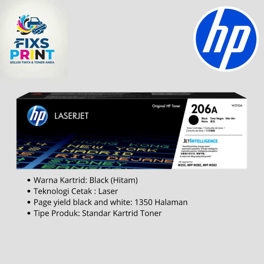 Toner Hp 206A (W2110A,W2111A,W2112A,W2113A)