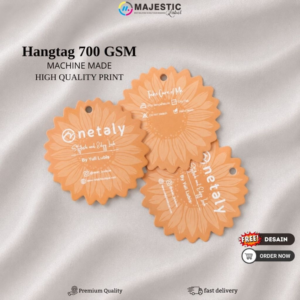 custom hangtag / hangtag tebal/ hangtag distro/ cap baju / label kertas