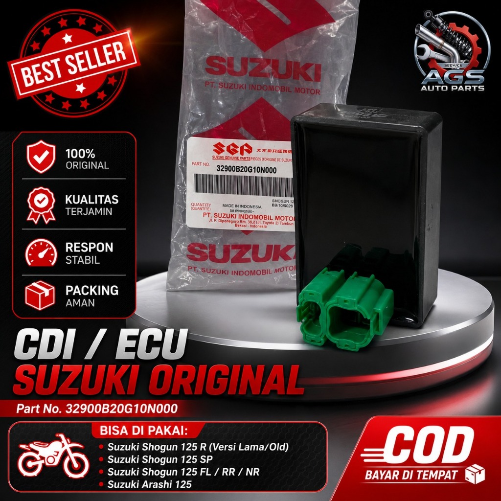 CDI Suzuki Shogun 125 FD Ori SGP 32900-B20G10-N000 / 32900-20G10-000