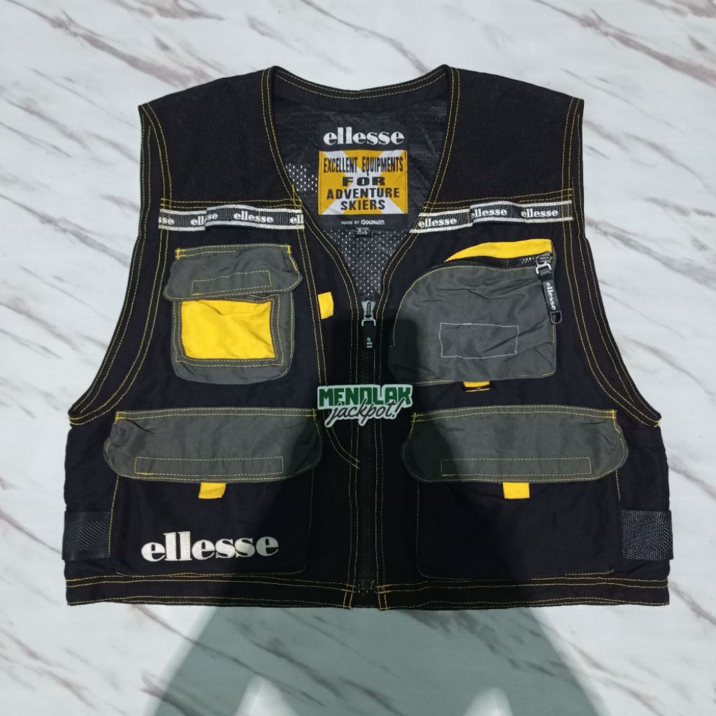 vest multipocket ellesse vintage (rare item)