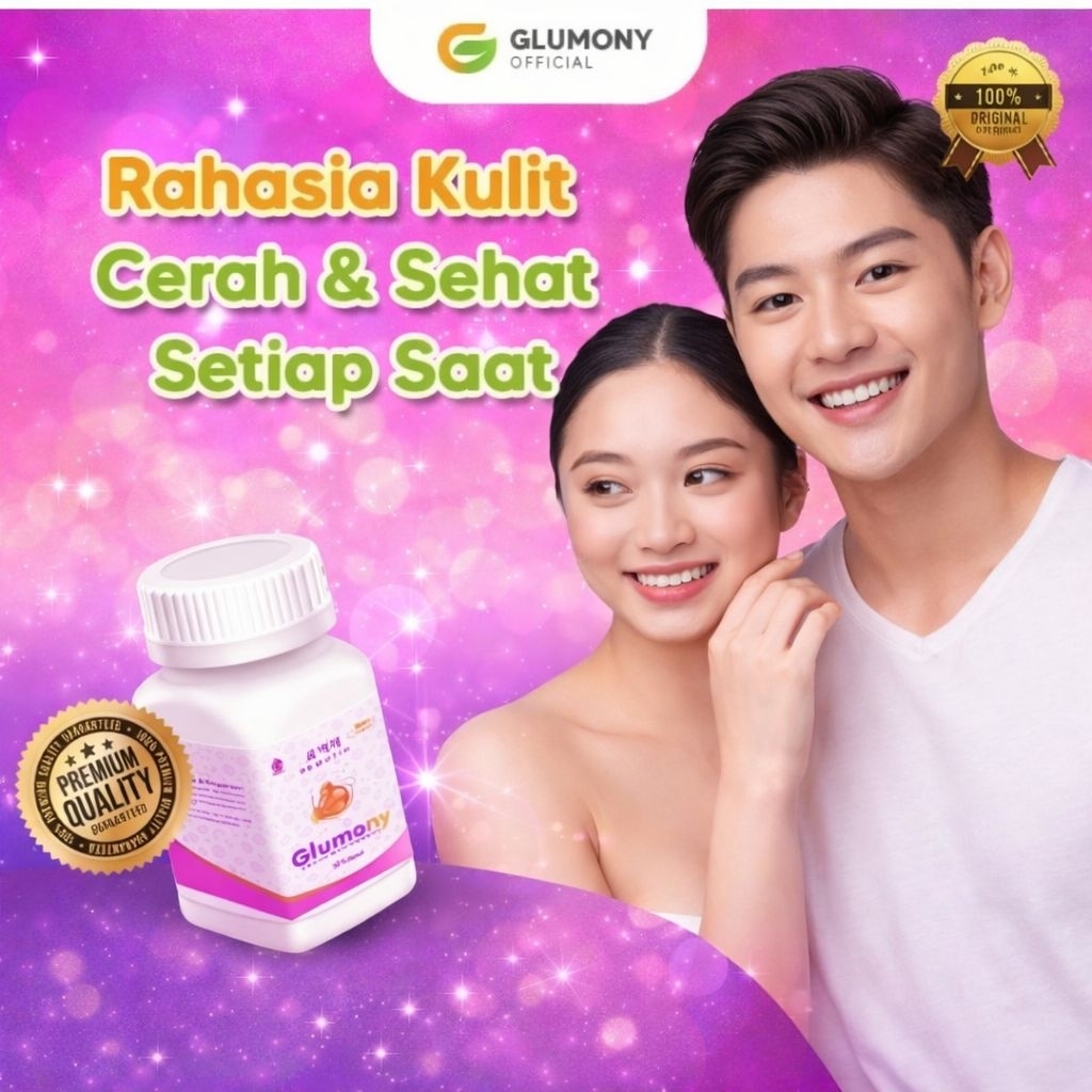Glumony - suplemen whitening pemutih dan pencerah badan