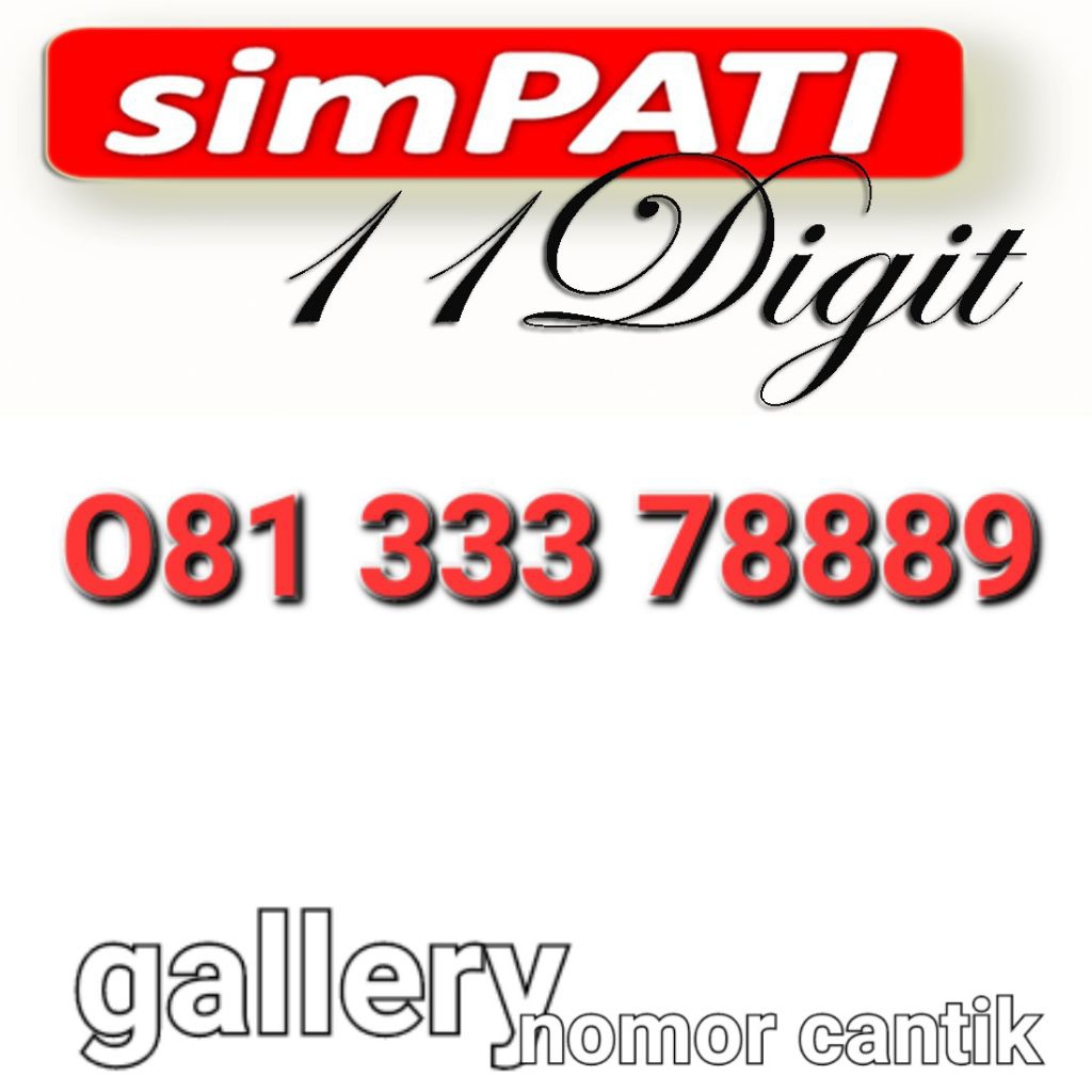 NOMOR SIMPATI 11DIGIT 78889