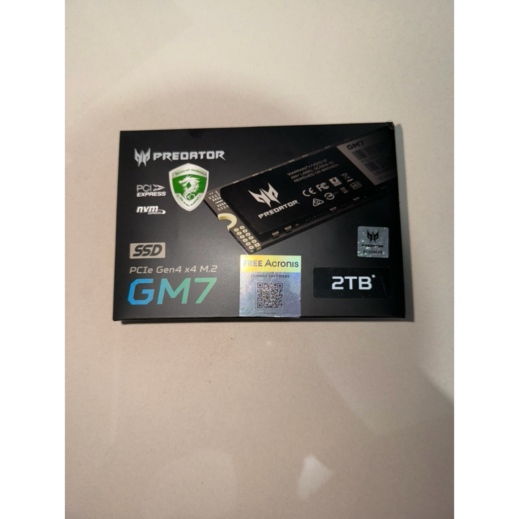 PREDATOR SSD GM7 NVME 2TB