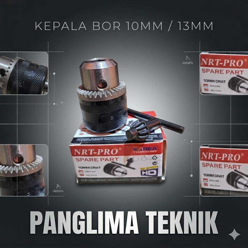 NRT-PRO Kepala Bor drat 10mm 13mm NRT-PRO