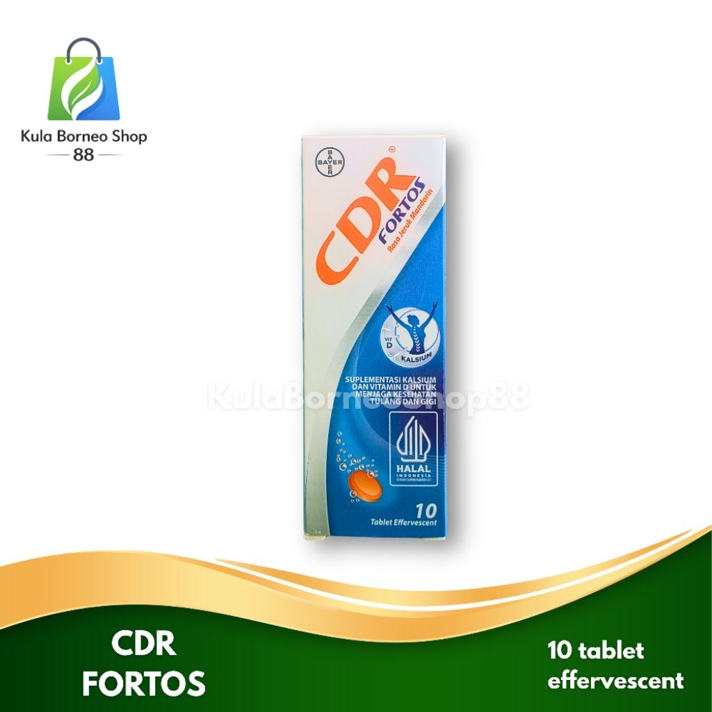 CDR FORTOS SUPLEMEN KALSIUM 10 TABLET