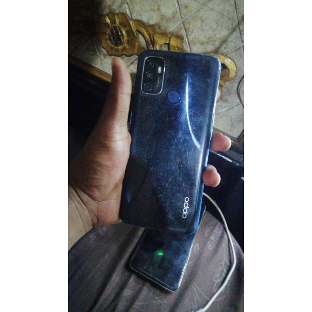 oppo a53 ram 4/64 minus lcd retak tampa pola