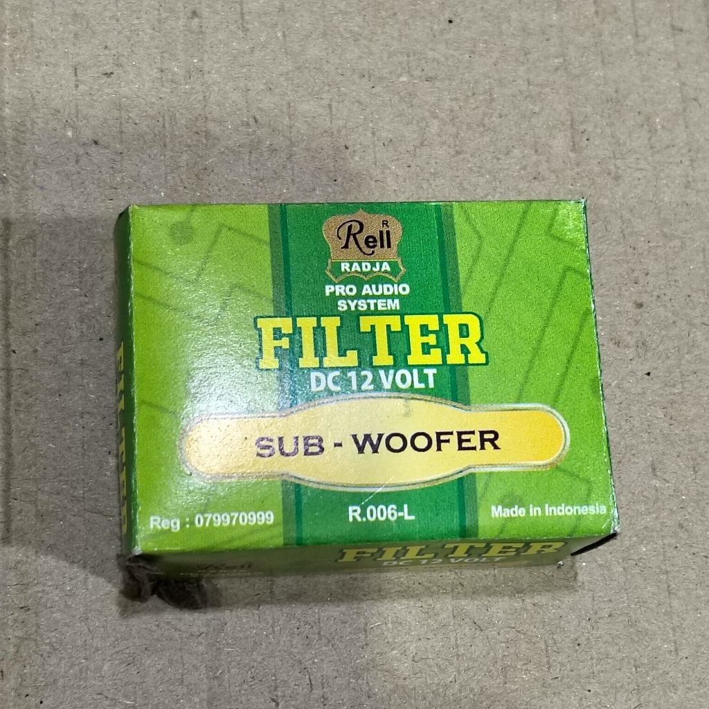 Kit Filter Subwoofer 12 volt dc