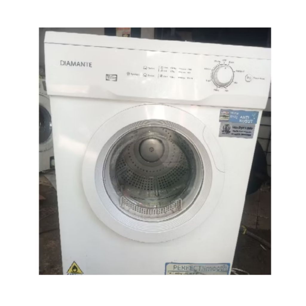sewa second mesin cuci LG ukuran 15 kg plus mesin pengering speed Queen