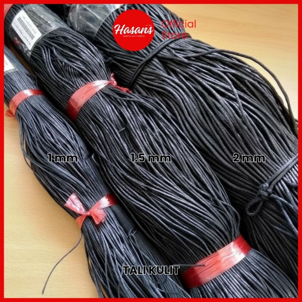 HASANS - Tali Kulit Bulat 2mm Genuine Leather - 1roll