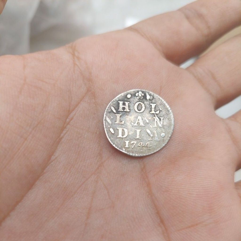 Koin perak Holandia eror. asli. extremely rare.