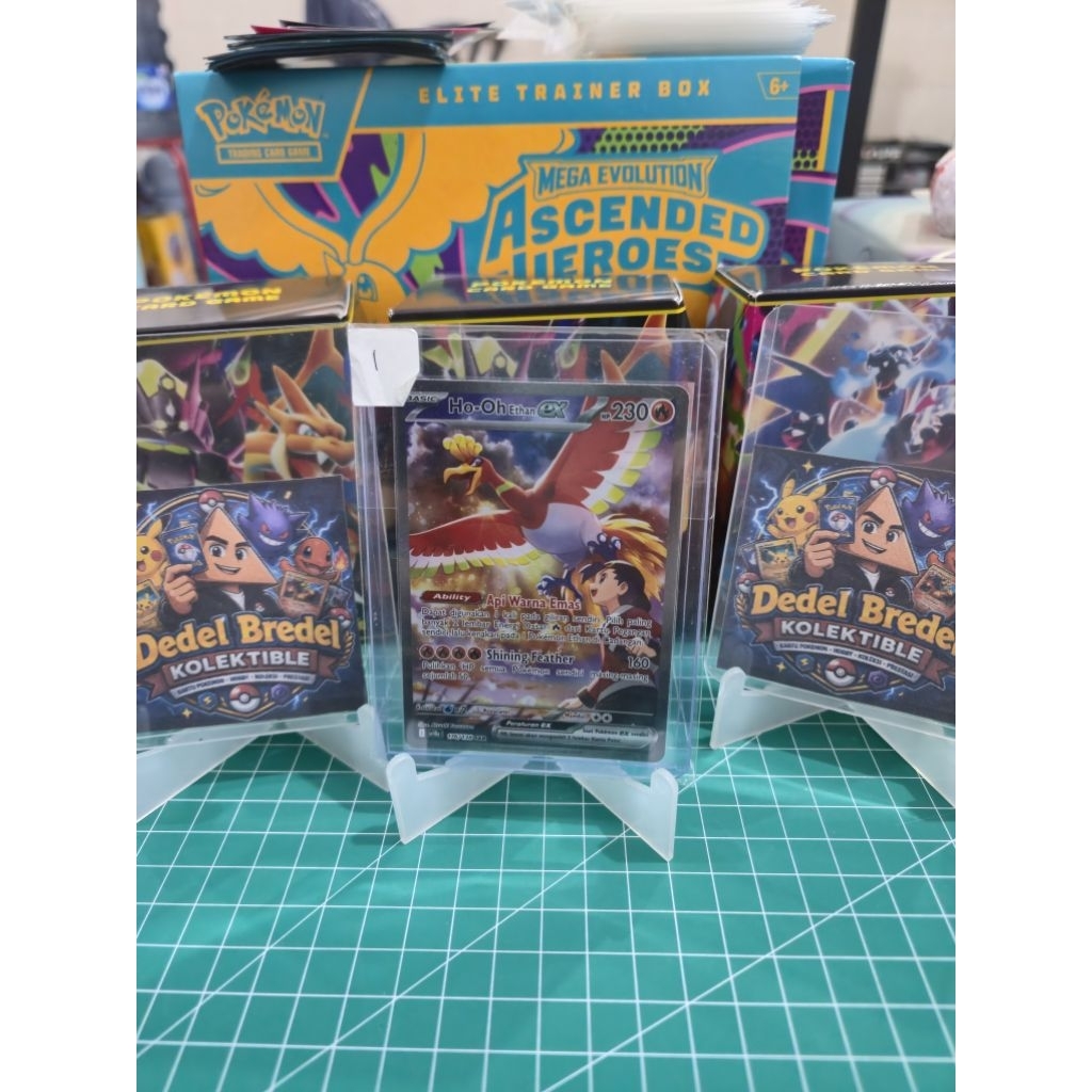 Kartu Pokemon Ethan Ho Oh SAR Indonesia