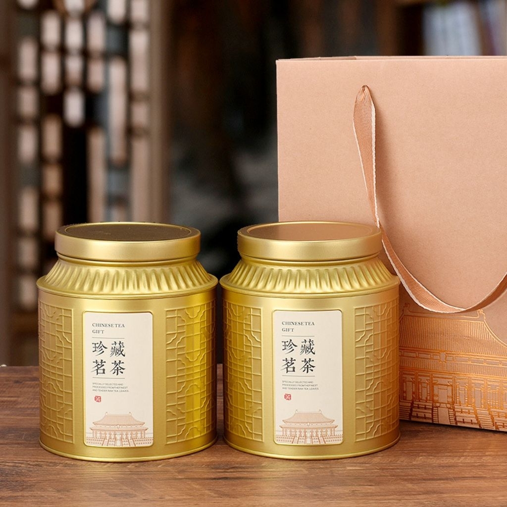 2 Kaleng Chinese Tea Premium Gift Set Tea Premium Kado Hadiah Hampers