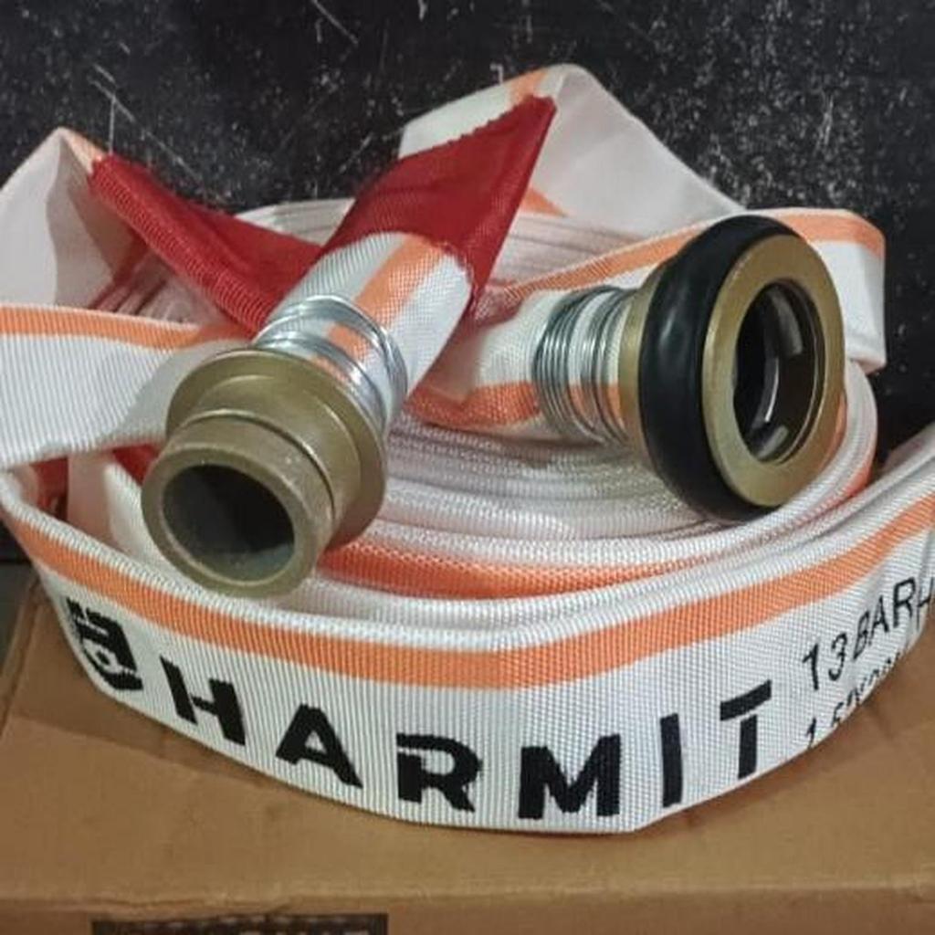 FIRE HOSE CANVAS HARMIT WITH COUPLING / SELANG PEMADAM KEBAKARAN