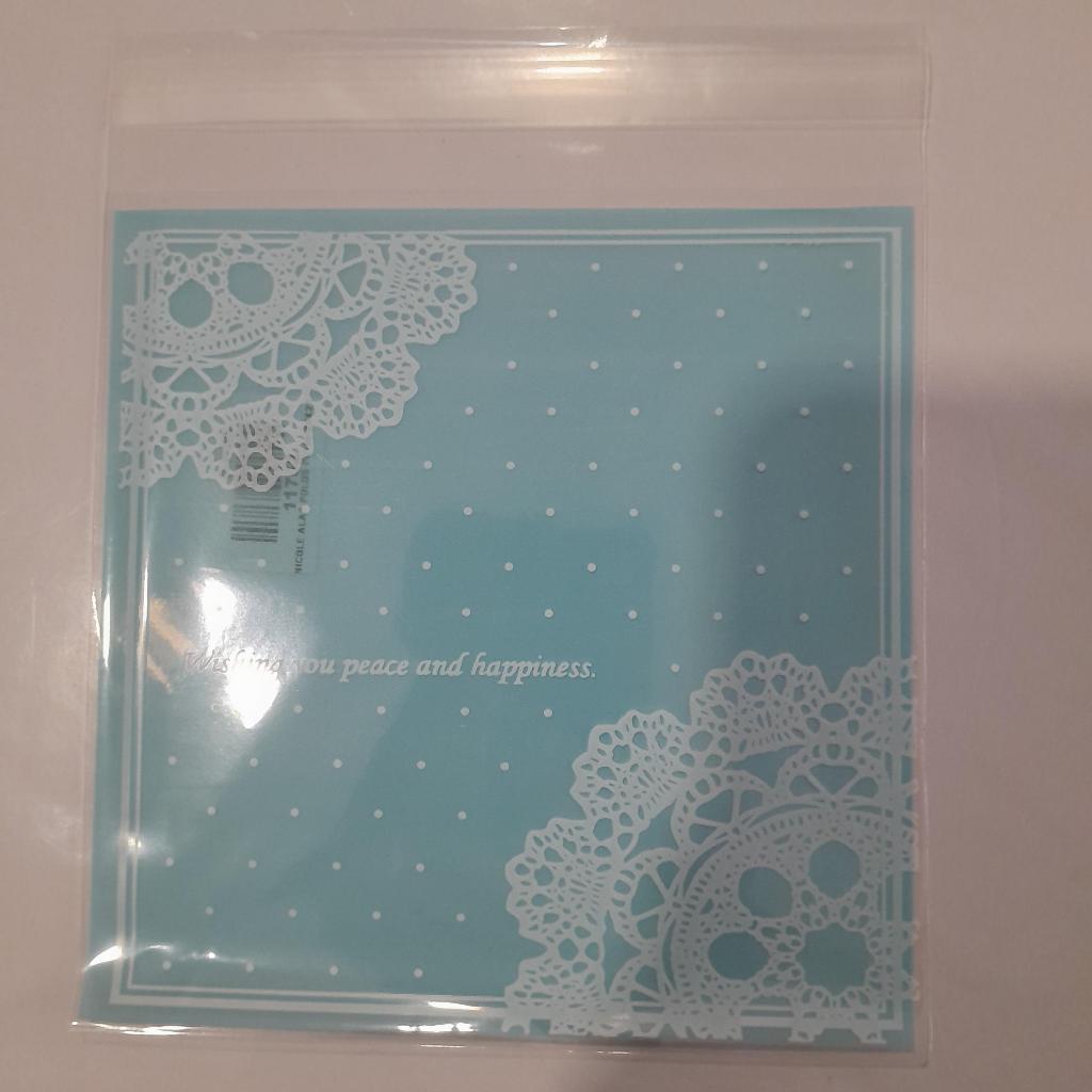 PLASTIK OPP BERSEAL 14X14 ISI 100LBR, COOKIES MOTIF #G"