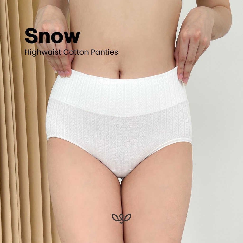 SNOW HIGHWAIST COTTON PANTIES