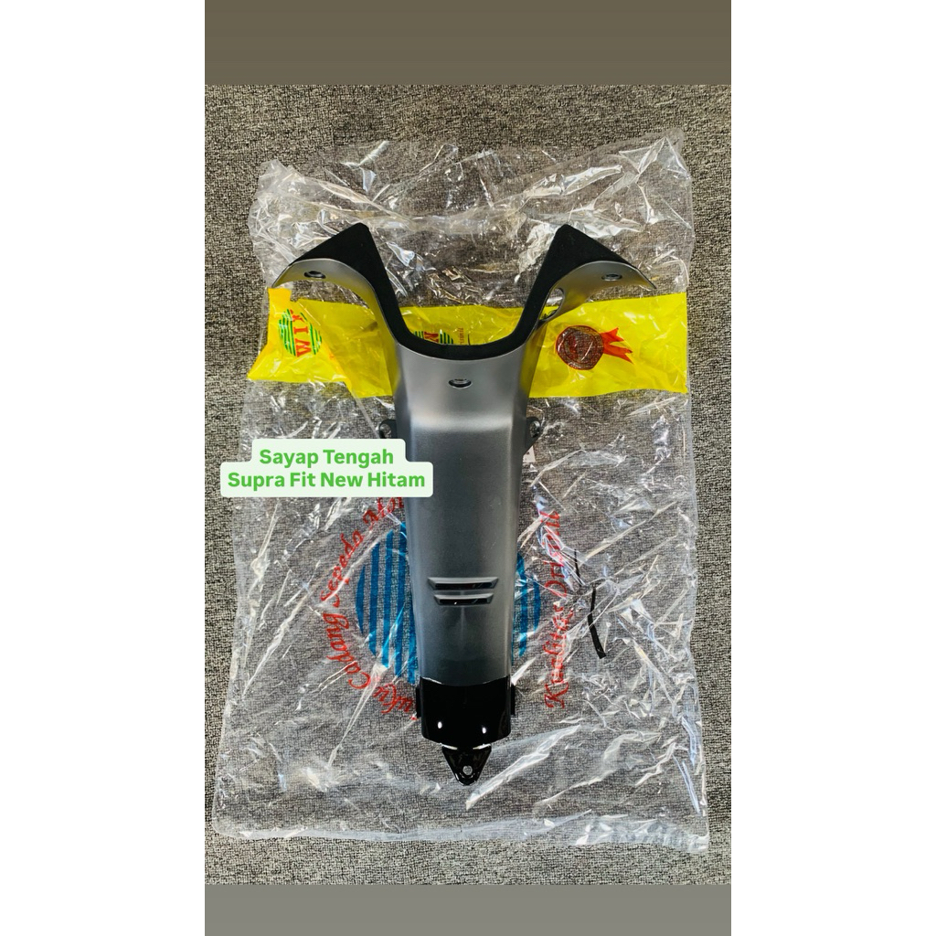 Legshield Tengah / Sayap Tengah Supra Fit New Hitam Merk WIN-satriamodifikasipekanbaru-