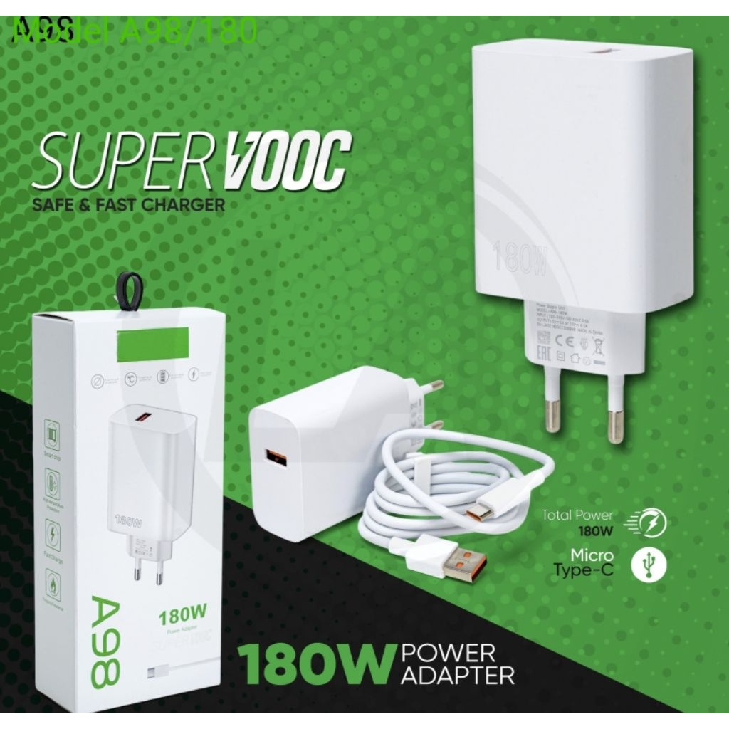 TC Charger adaptor A98 180w oppo