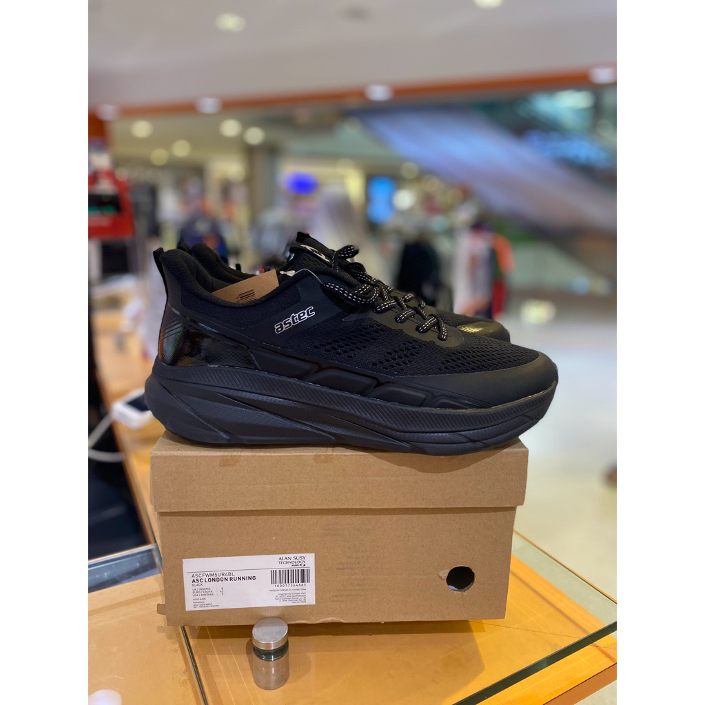 Astec London Running Mens Black