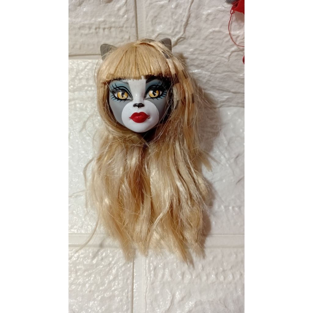 MONSTER HIGH HEAD Kepala boneka barbie Mattel preloved
