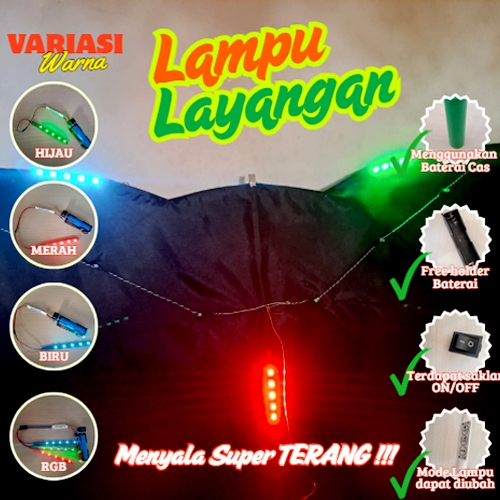 Lampu Layangan, Lampu Layang-layang, Lampu LED layangan, Lampu Layangan Baterai
