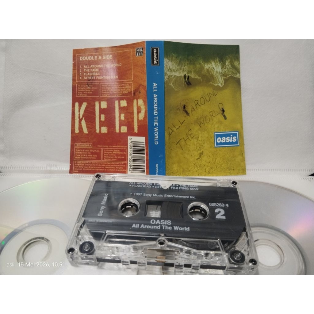 kaset pita OASIS original All around the world (vgc)