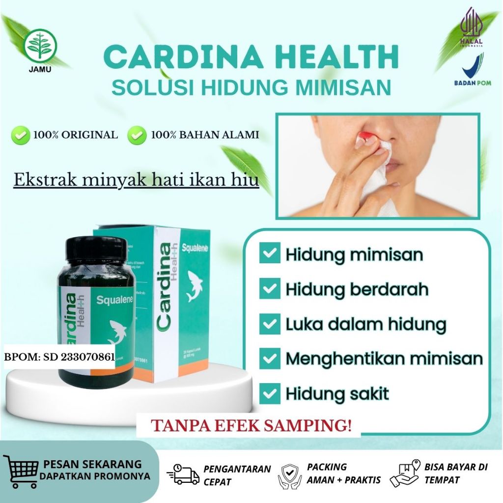 Obat Mimisan, Pecah Pembuluh Darah Di Dalam Hidung, Hidung Berdarah, Luka Dalam Hidung, Menghentikan