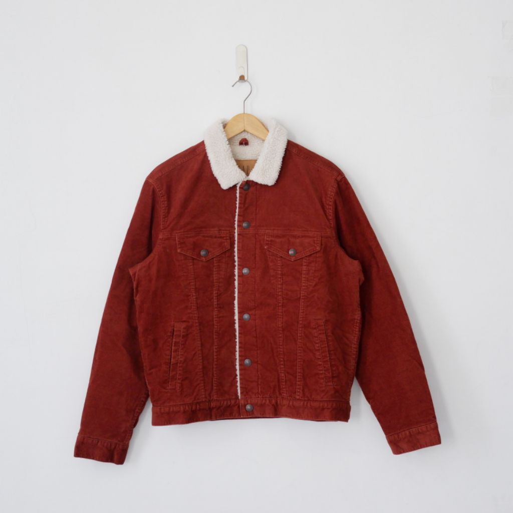 brandeddeals Women Corduroy Sherpa Icon Jacket gap