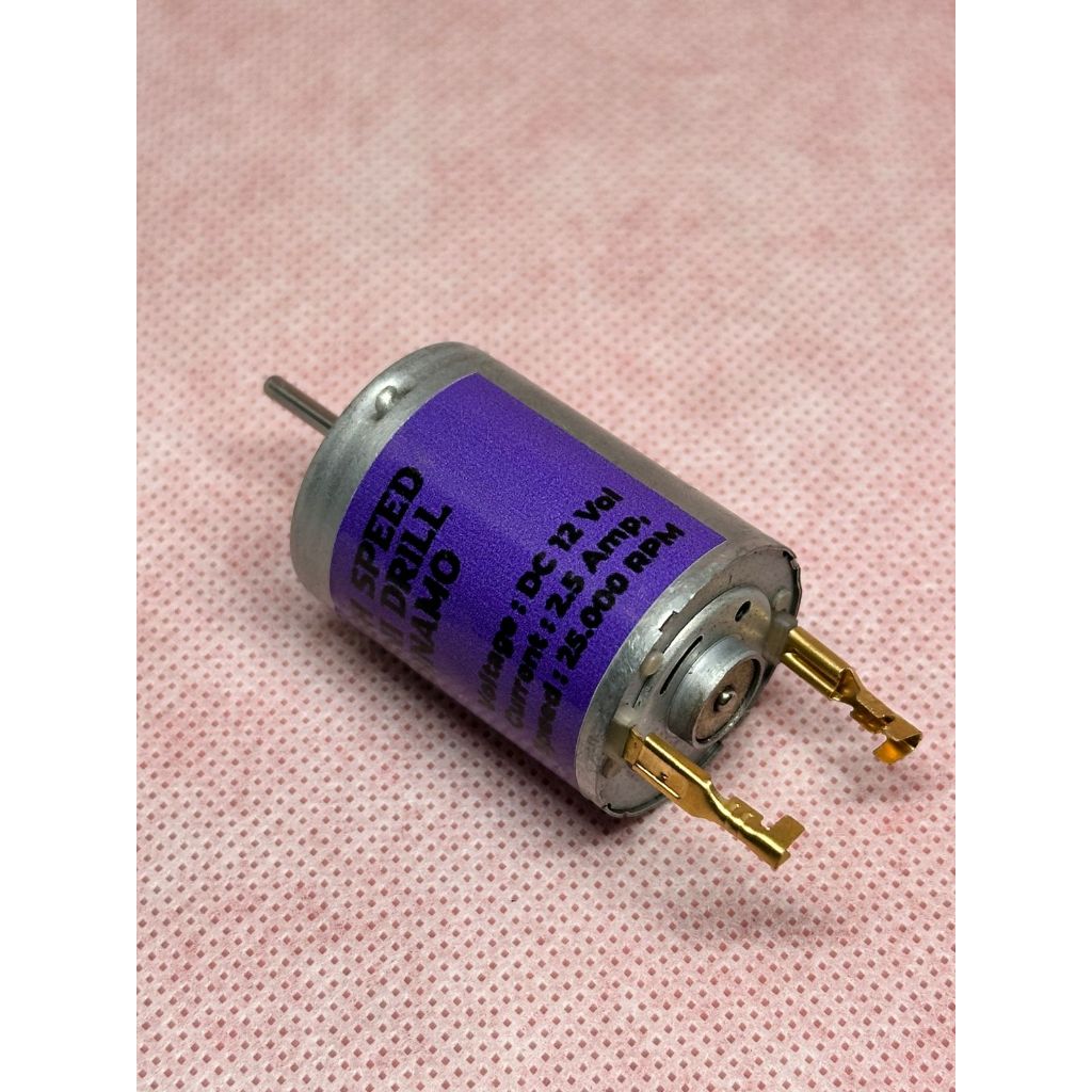 DINAMO MOTOR DC 12V RS385 / 12 VOLT v  12volt RS-385 RS 385 UNTUK PRAKTEK GENERATOR / BOR MINI