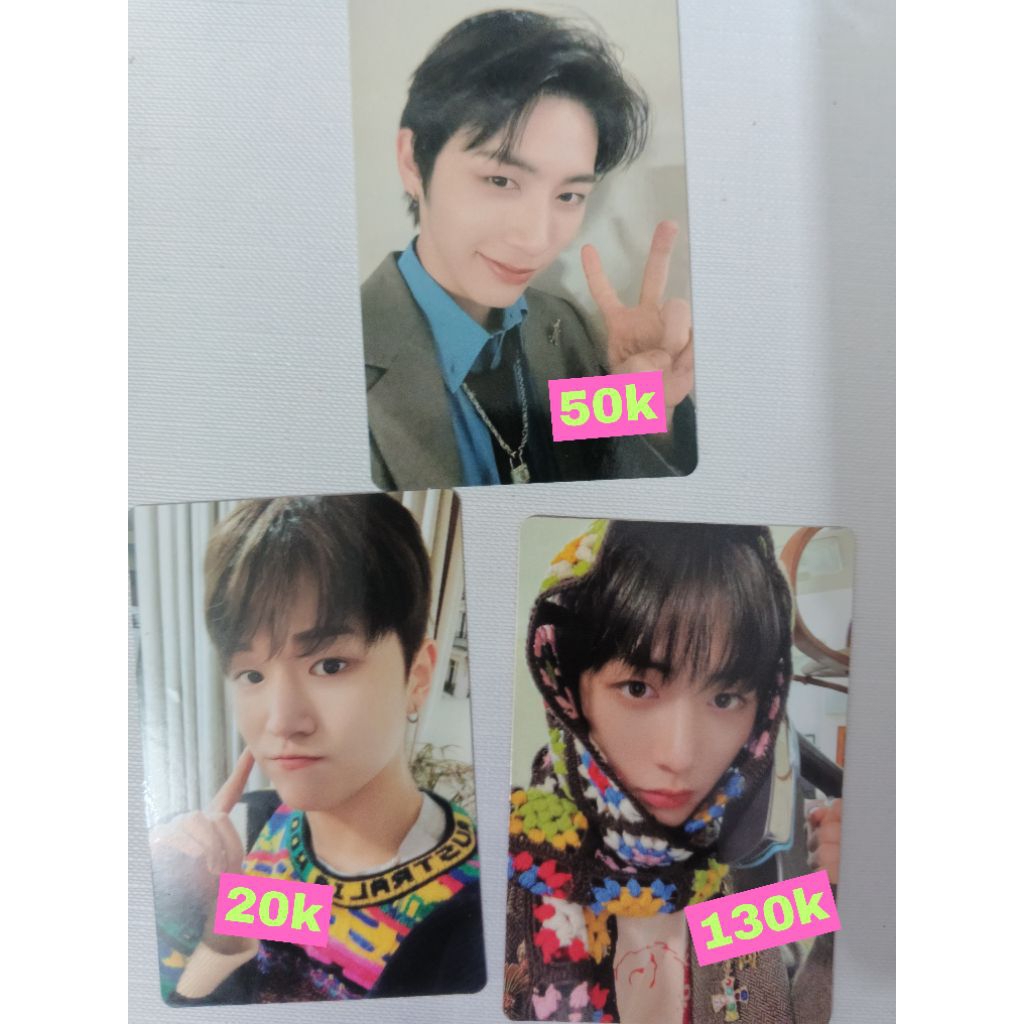 PC PHOTOCARD OFFICIAL BOYNEXTDOOR TAESAN SETRIKA POB RIWOO