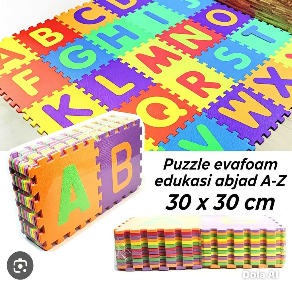 Planet Toyz - Mainan Evamats Matras Abjad Angka Mainan Matras Anak