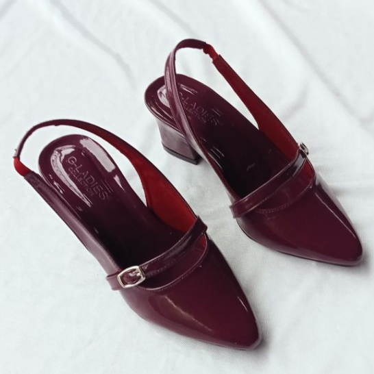 JS 21 sendal heels wanita 5 cm