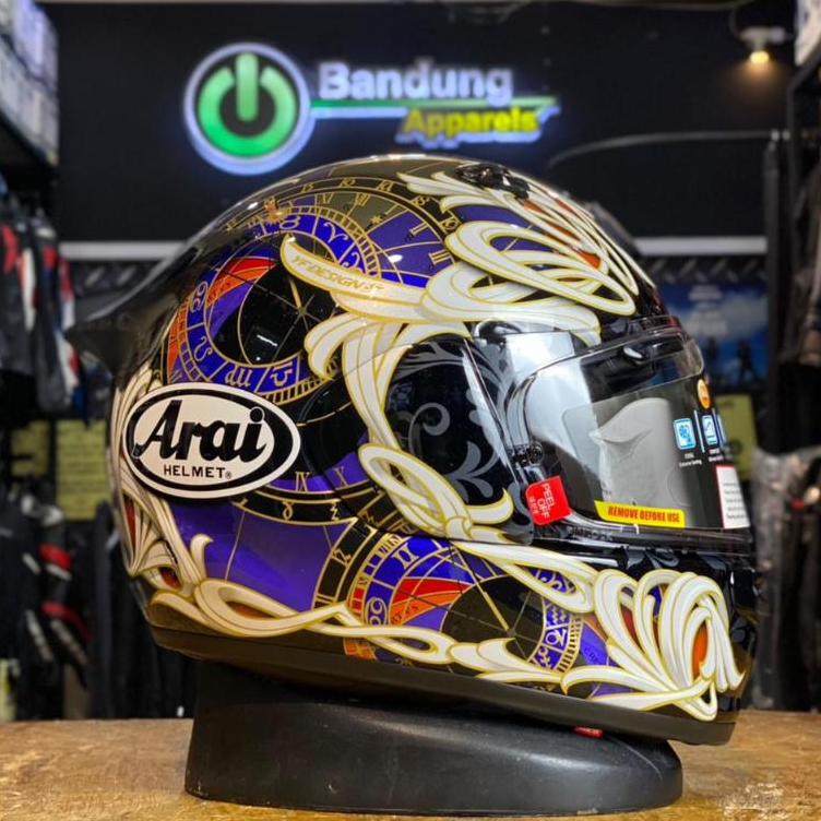 Helm Full Face Arai Astro GX Orloj Black Arai Astro Gx Helm Touring Full Face SNI