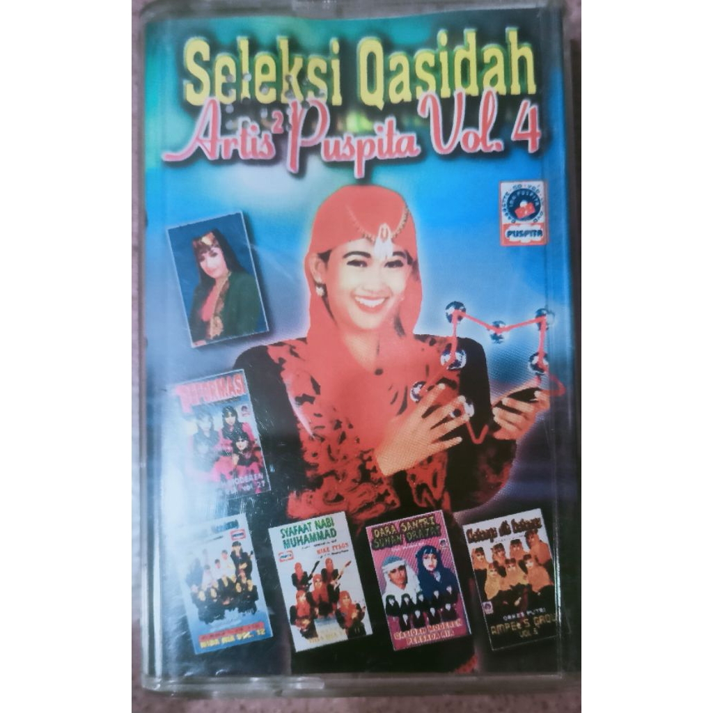 kaset pita original Qosidah Nasida ria seleksi artis Qosidah vol.4