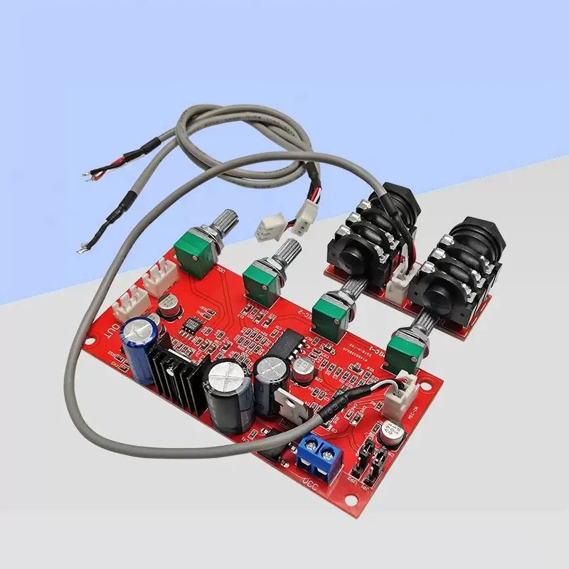 MODUL mikrofon PT2399 reverb dengan efek pre amplifier DIGITAL ECHO DISPLAY super N E5532