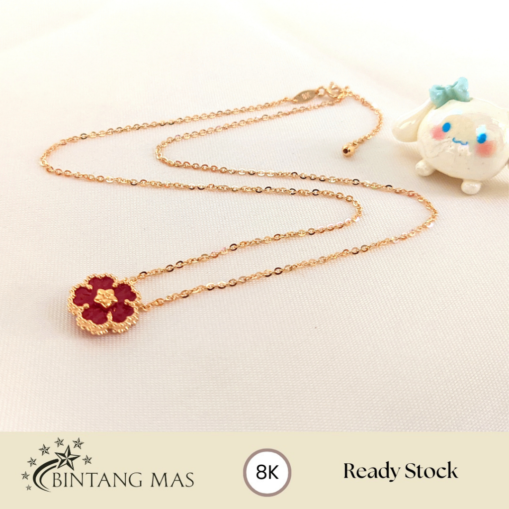 Set Perhiasan Titanium Merah Tahan Lama