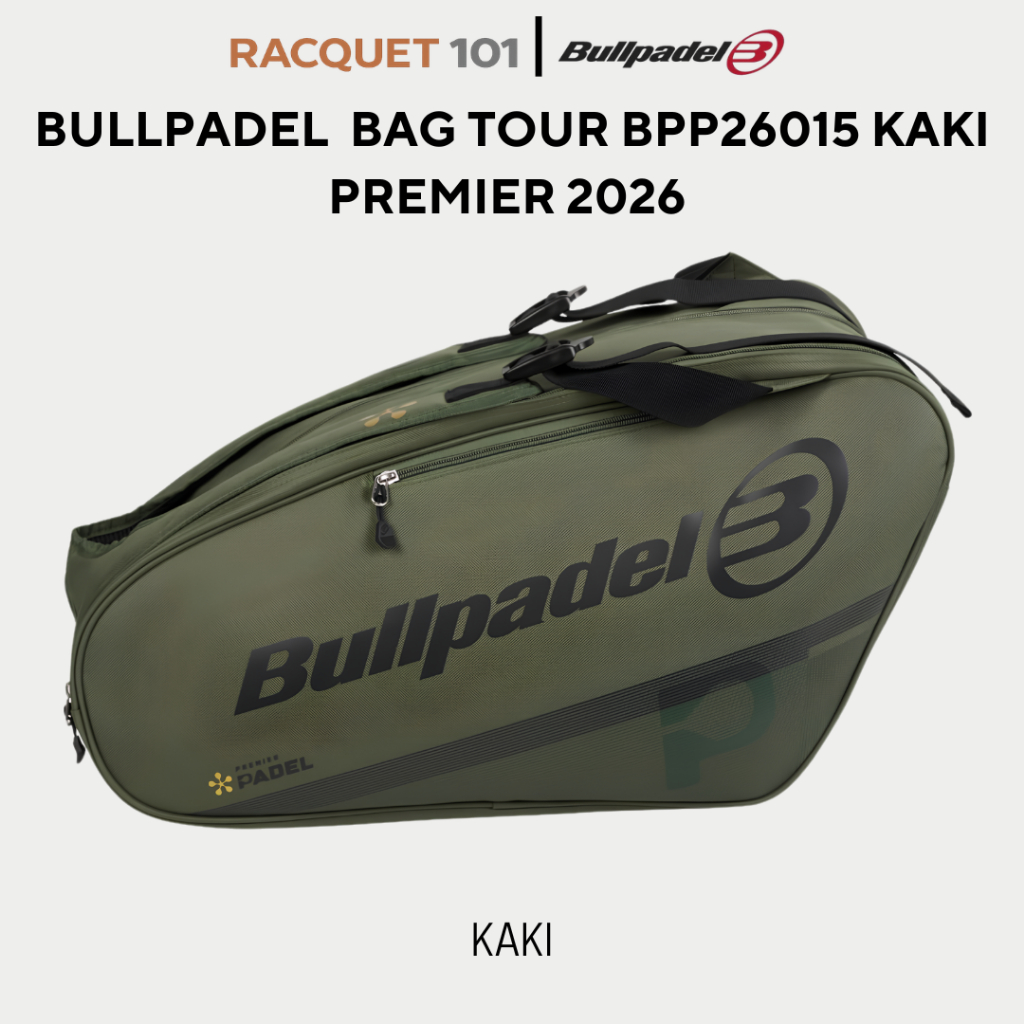 Bullpadel Bag Tour BPP26015 Kaki Premier 2026 By Racquet101