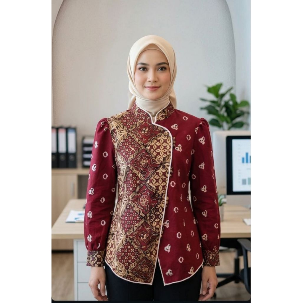 Johanna Batik Blouse Atasan Wanita