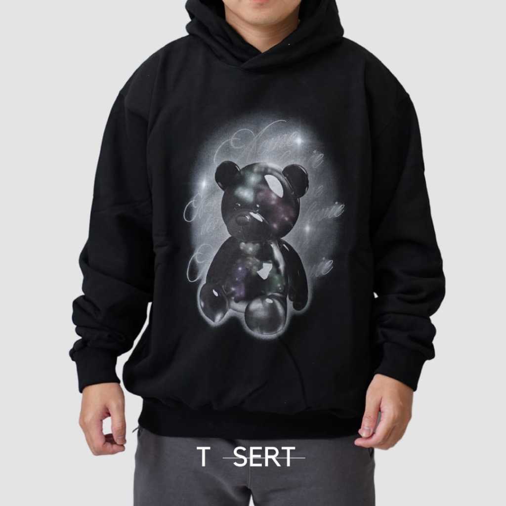 ADLV Clear Bear Hoodie Black / Hoodie ADLV Authentic