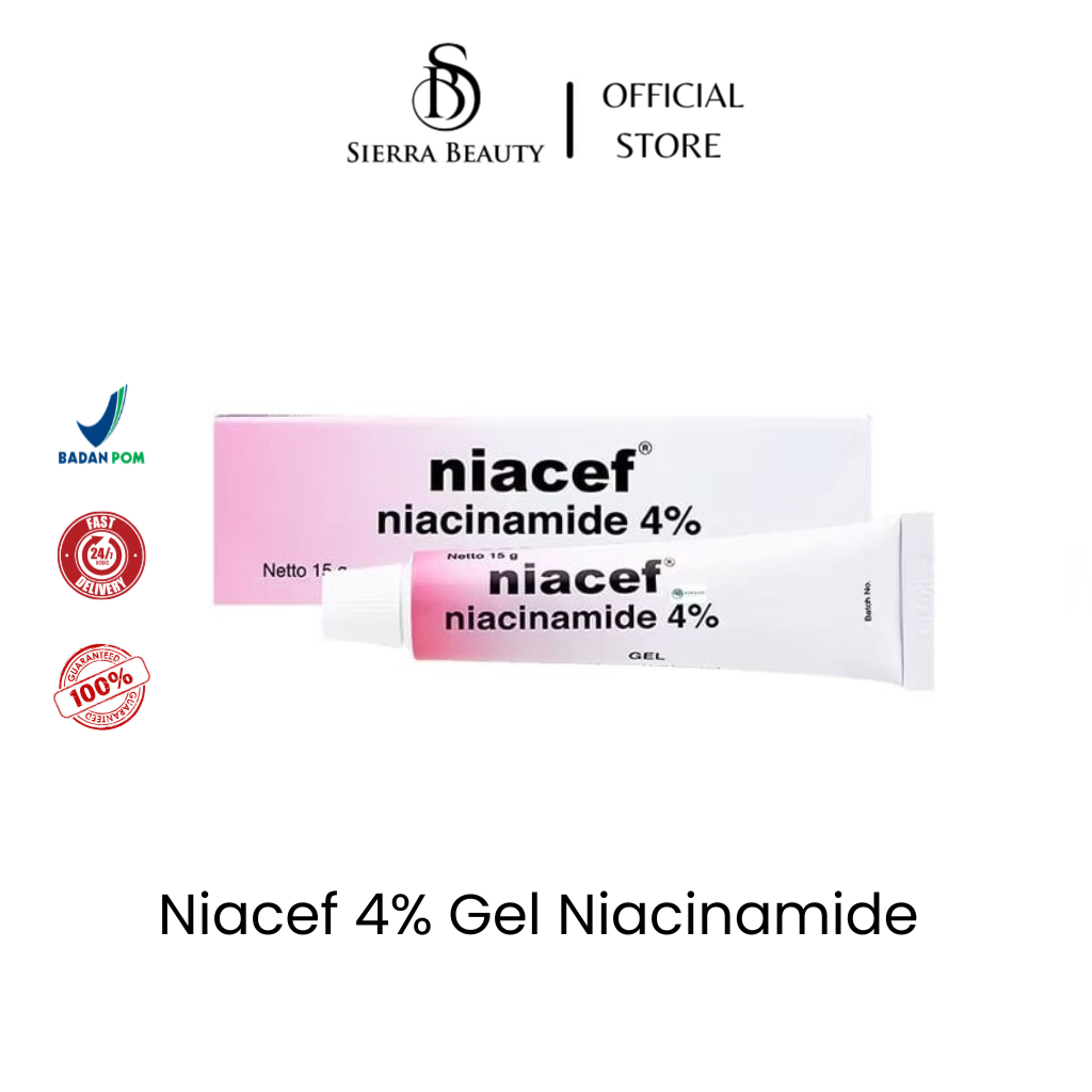 NIACEF - Niacef 4% Gel Niacinamide Membantu Meredakan Jerawat