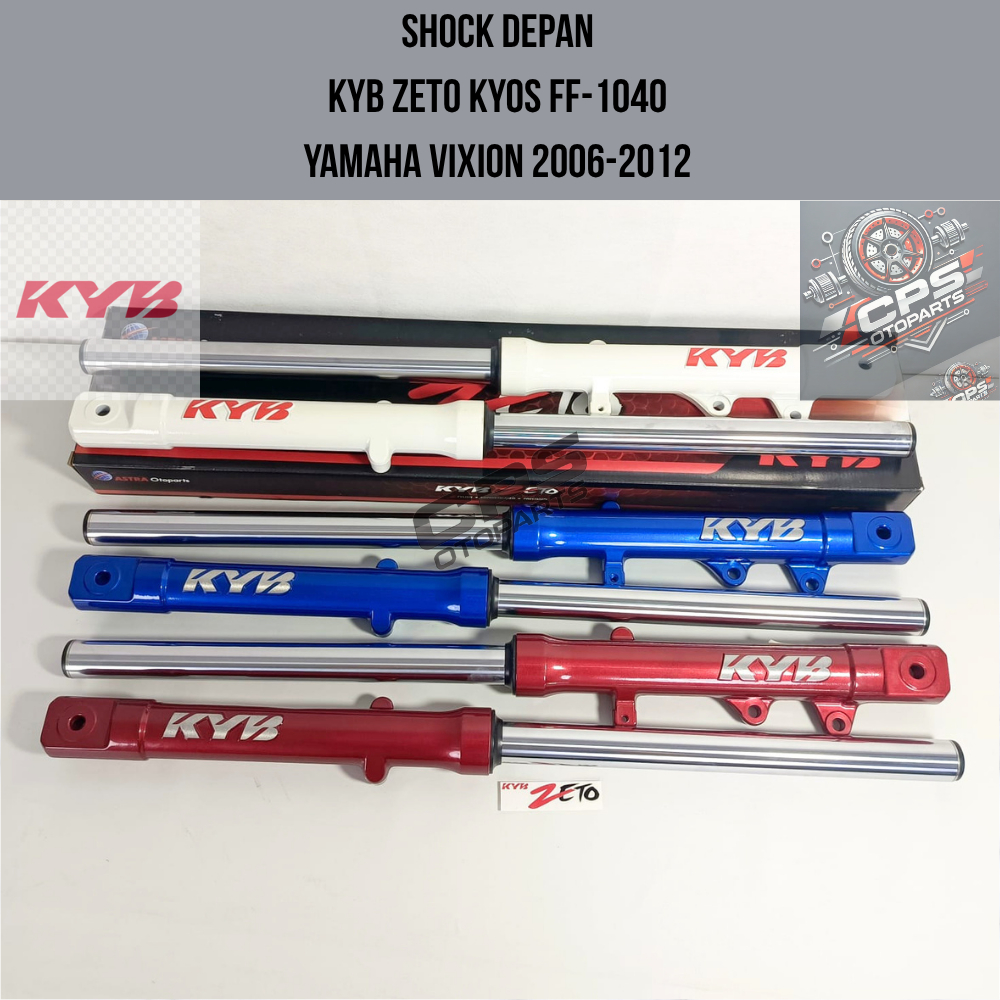 Shock Depan KYB Kayaba Zeto FF1040 | Vixion Old 2006-2012 | Empuk & Stabil