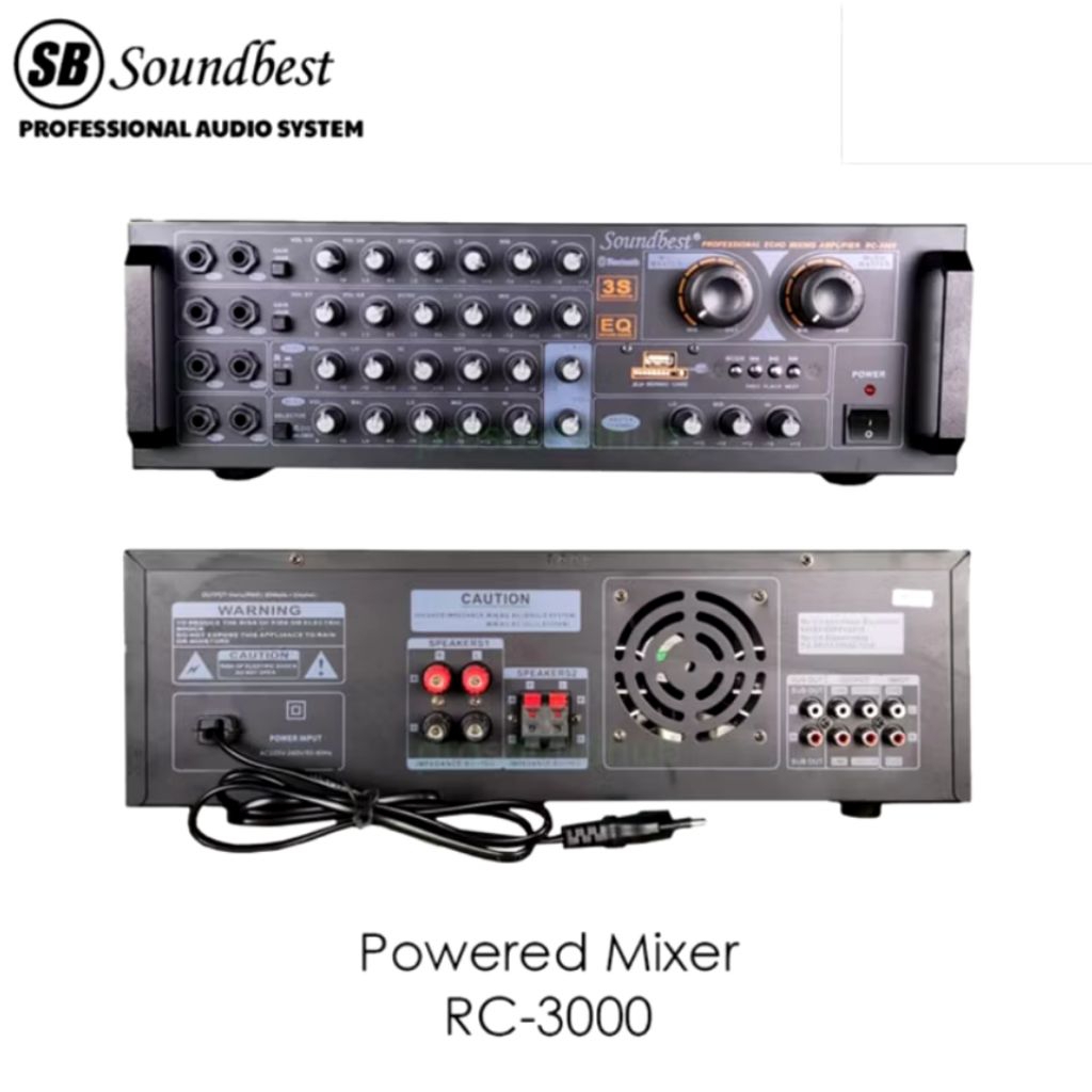 Amplifier Soundbest RC 3000 BT RC3000 Bt RC-3000 Bluetooth Original