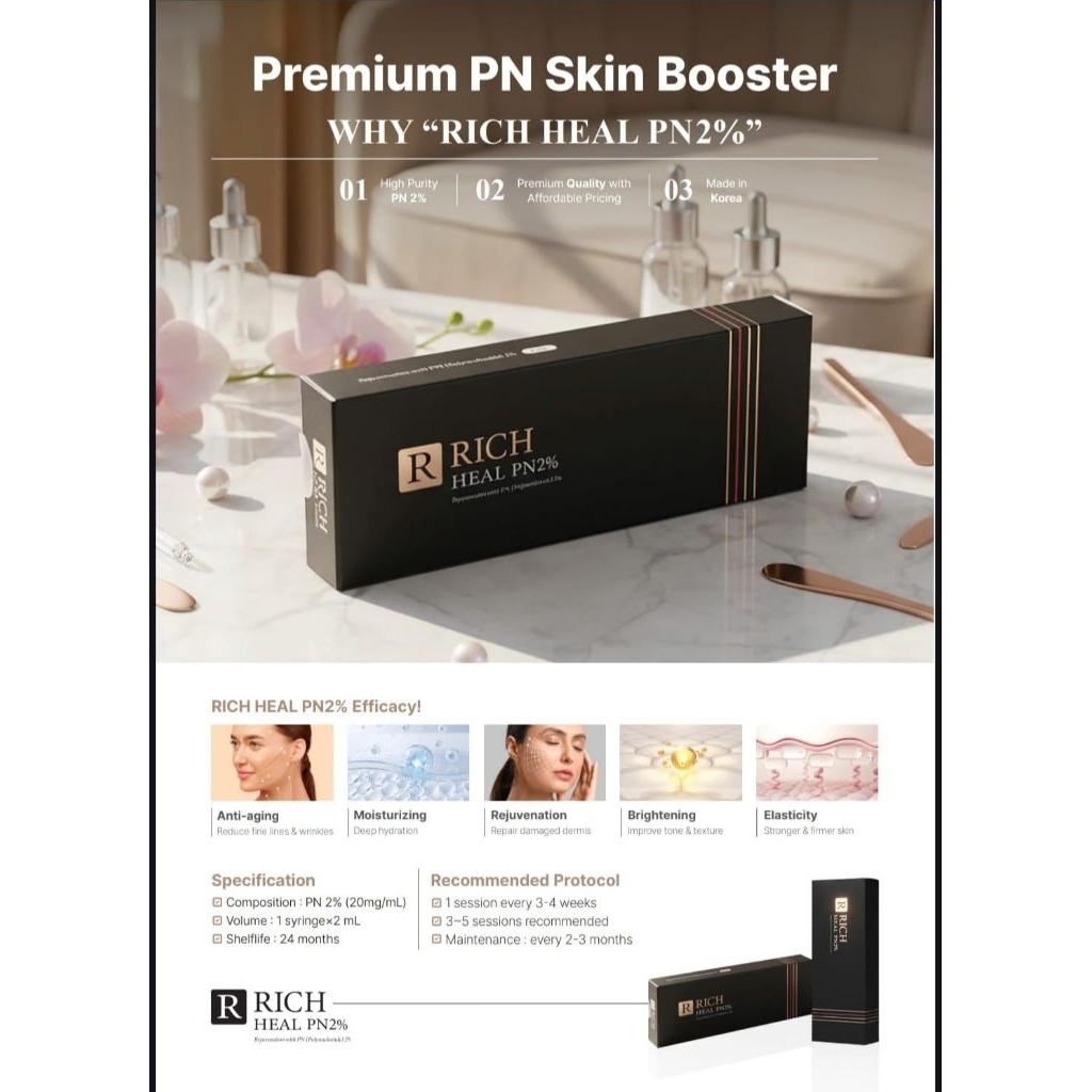 PN SKIN BOOSTER HEALER PN 2% | DNA SALMON