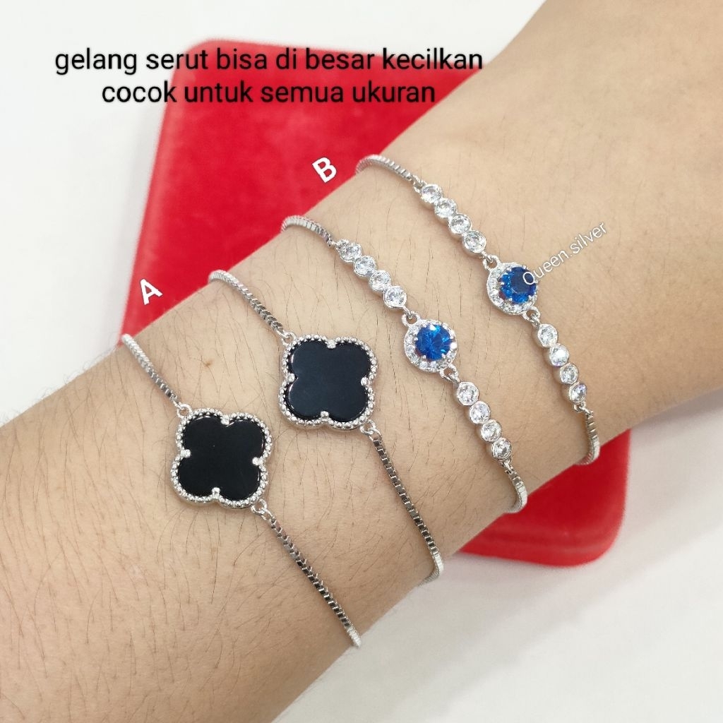 Gelang Serut Perak 925 Asli