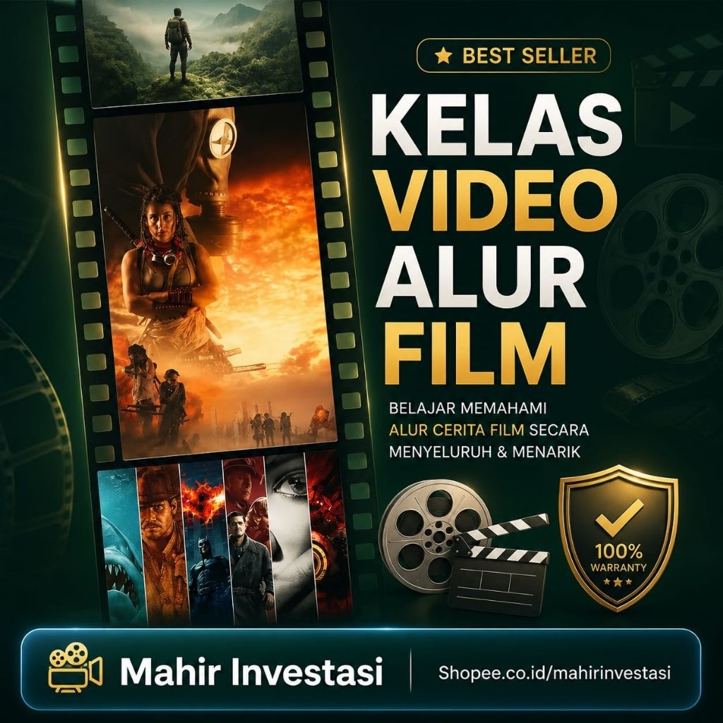 Kelas Alur Cerita Film Kursus Membuat Video Konten Alur Cerita Film Youtube + Tools Software dengan 