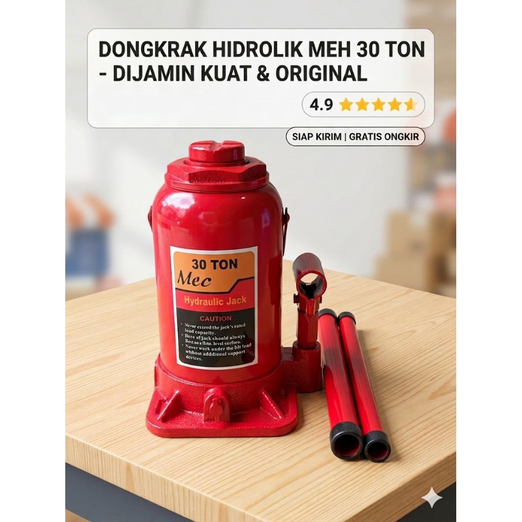 DONGKRAK-HYDAULICK BOTOL 30 TON