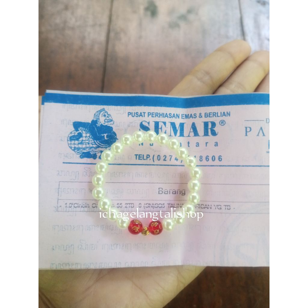 gelang mutiara bayi Mrican 0, 1 gram semar nusantara