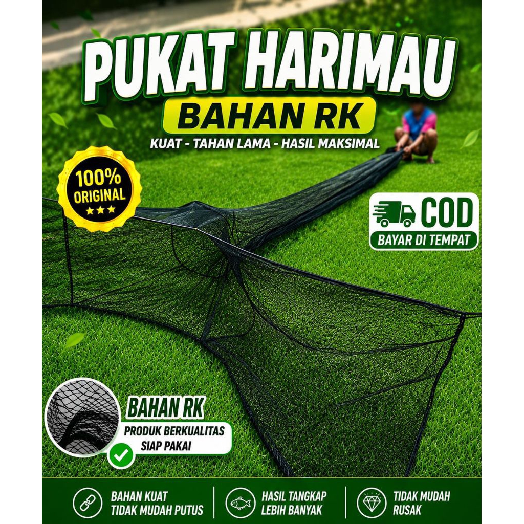 pukat harimau waring Rk,jaring penangkap ikan