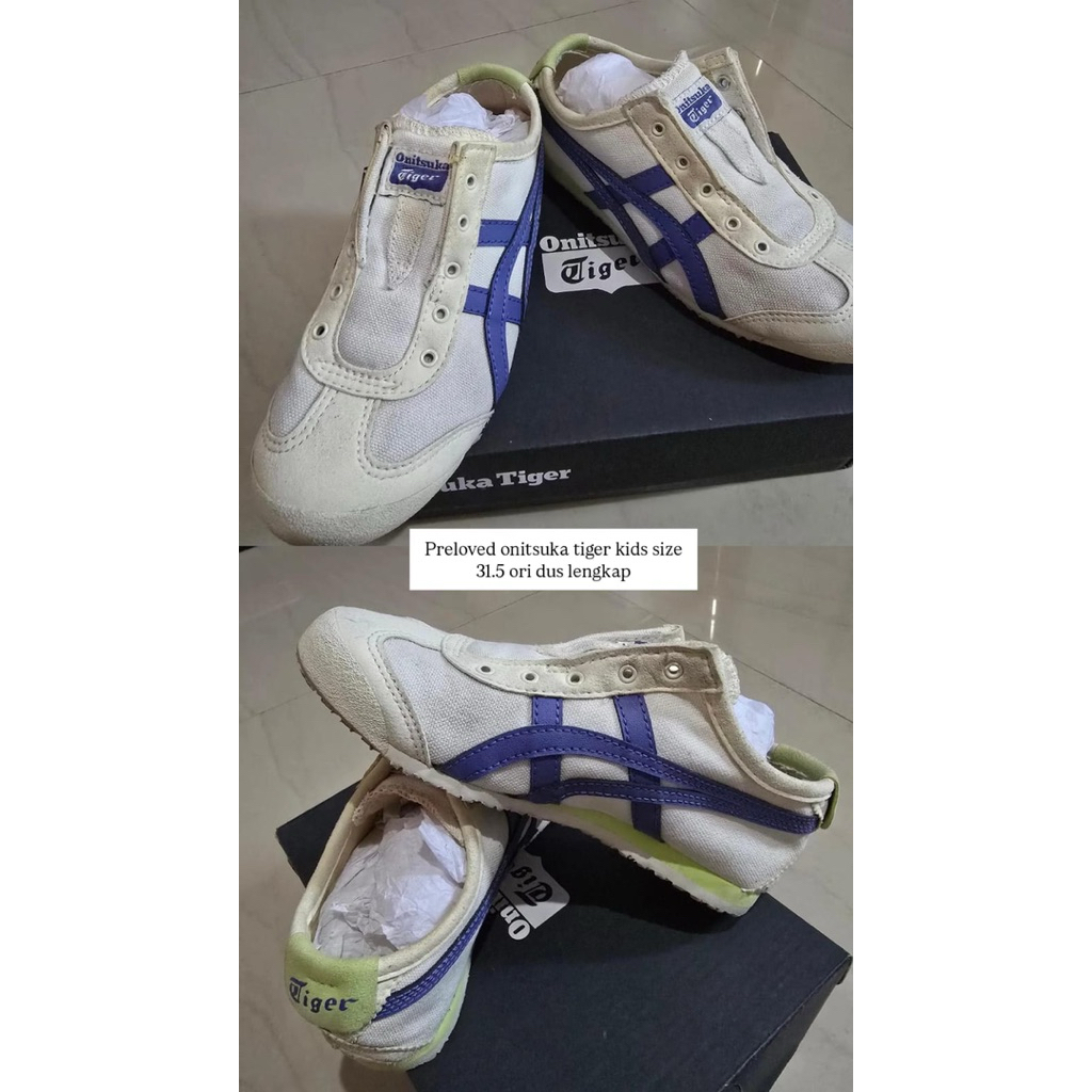 PRELOVED - Onitsuka Tiger Kids Ori + Dus Lengkap