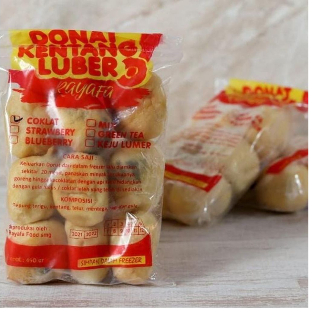 DONAT kentang luber isi Coklat Rayafa / Donat kentang/ donat mini